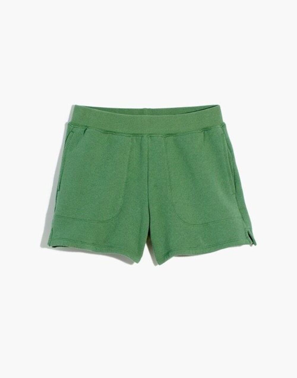 ✨Madewell MWL Airyterry Stitched-Pocket Hthr Versailles Green Sz XS Sweatshorts✨ - Picture 4 of 8
